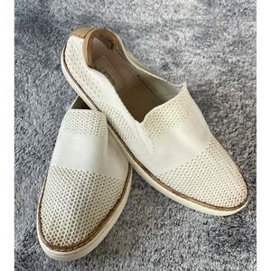 Ugg Sammy Women Size 8 White/ Ivory Knit Mesh Casual Slip On Loafers Shoes